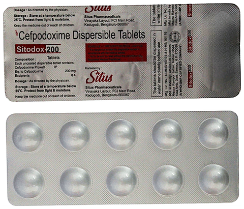 Sitodox 200 Tablet DT