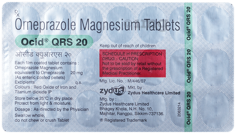 Ocid QRS 20 Tablet image