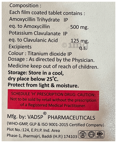 Moxione-CV 625 Tablet