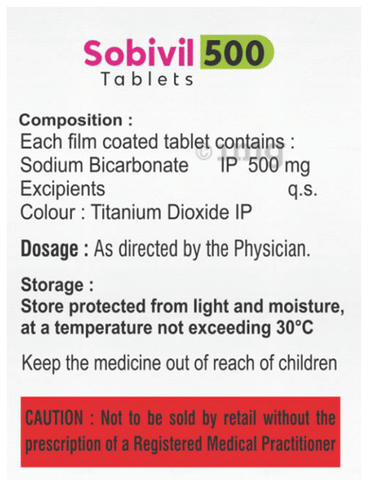 Sobivil 500 Tablet image Sobivil 500 Tablet image