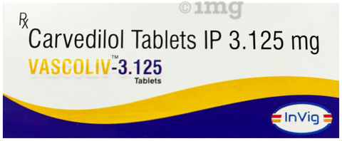 Vascoliv 3.125 Tablet image Vascoliv 3.125 Tablet image
