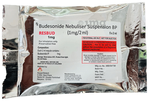 Resbud 1mg Respules(2ml Each) image