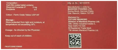 Bisoheart 5mg Tablet image