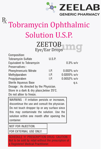 Zeetob Eye Drop image Zeetob Eye Drop image