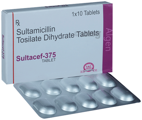 Sultacef 375 Tablet image