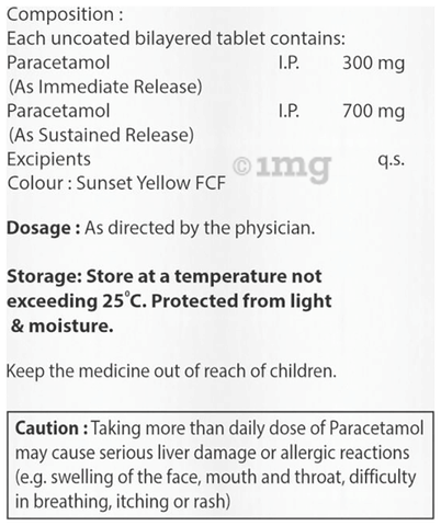 Paravil 1000 SR Tablet image