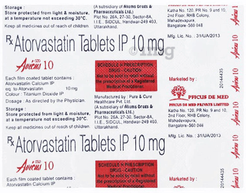 Avicus 10mg Tablet image