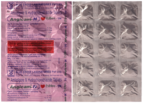 Angicam-H 5mg/12.5mg Tablet