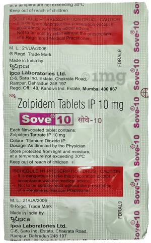 Sove 10mg Tablet image Sove 10mg Tablet image