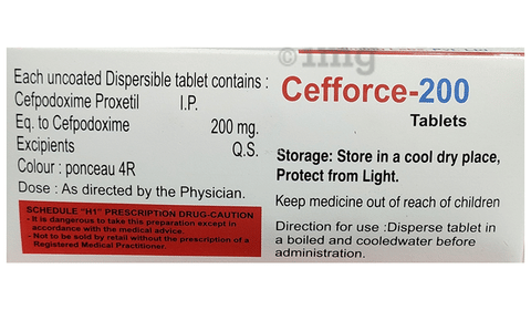 Cefforce 200 Tablet DT image