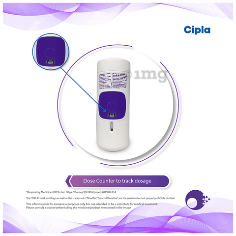 Maxiflo Synchrobreathe 6mcg/250mcg Inhaler image