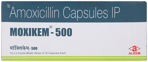 Moxikem 500mg Capsule image Moxikem 500mg Capsule image