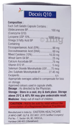 Docxis Q10 Softgel Capsule image