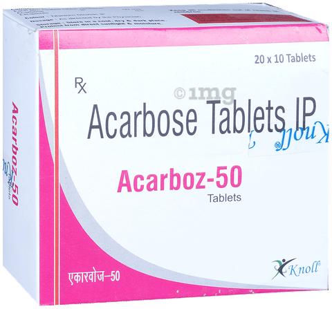 Acarboz 50mg Tablet image