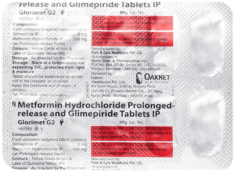 Glorimet G 2 Tablet PR image Glorimet G 2 Tablet PR image
