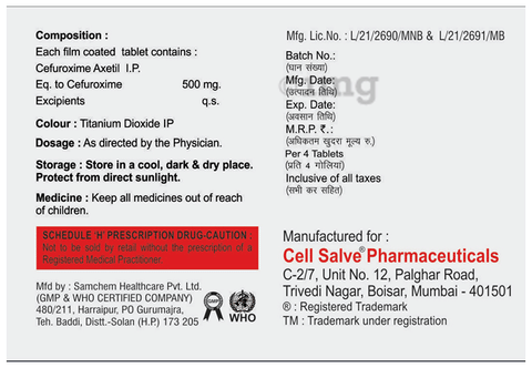Gramovast 500mg Tablet image