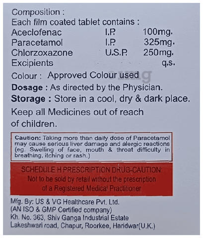 Vridol-MR Tablet image