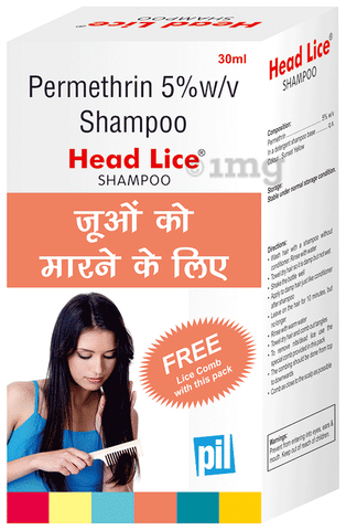 PIL Head Lice Shampoo Free Lice Comb image