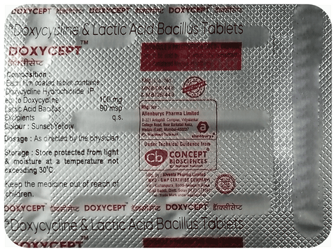 Doxycept Tablet image