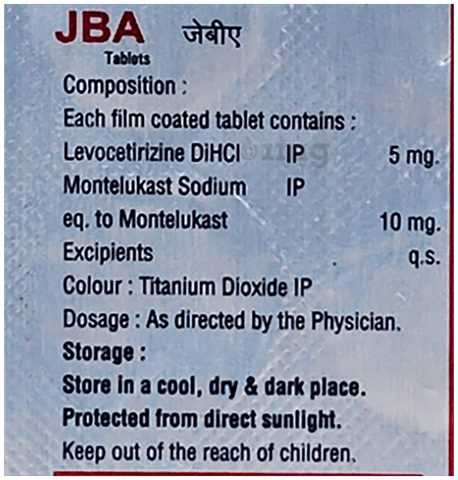 Jba 5mg/10mg Tablet image