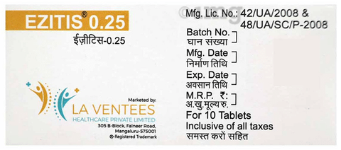 Ezitis 0.25 Tablet
