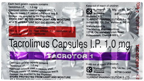 Tacrotor 1mg Capsule image Tacrotor 1mg Capsule image