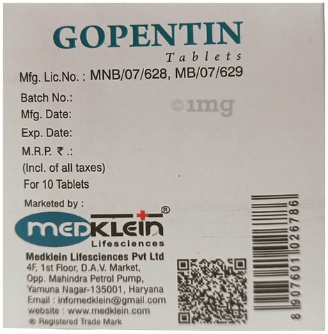 Gopentin Tablet image Gopentin Tablet image