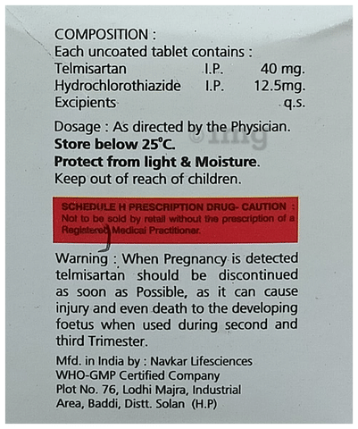 Telmisart-H Tablet image Telmisart-H Tablet image