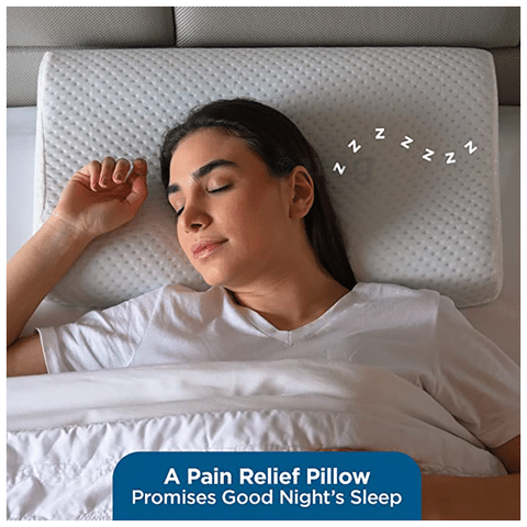 Sleepsia Cool Gel Contour Cervical Orthopedic Memory Foam Pillow