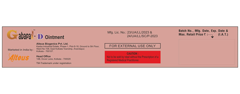 Gabapax-D Ointment image