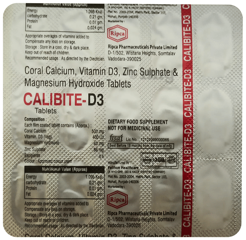 Calibite-D3 Tablet image