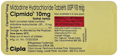 Cipmido 10mg Tablet image