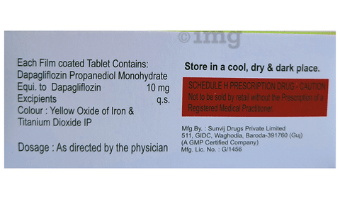 Dapakrez 10 Tablet image