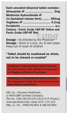 Glimcus-MV 2 Tablet SR
