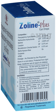 Zoline-Plus Eye Drops image