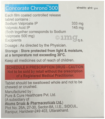 Concorate Chrono 500 Tablet CR image