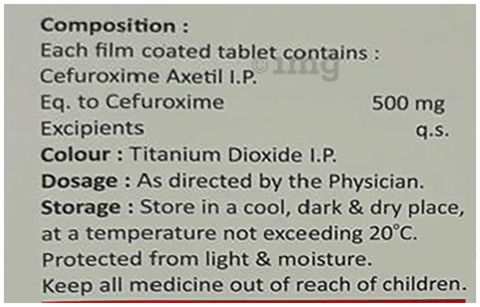 Udcef 500 Tablet image