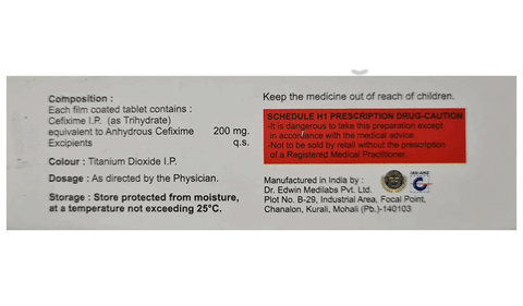 Tryocef 200 Tablet image