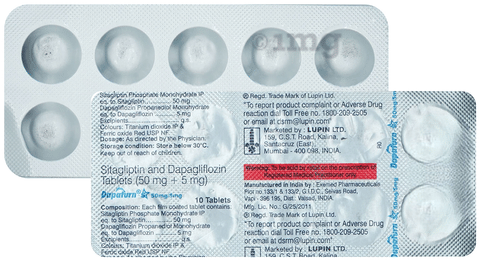 Dapaturn S 5mg/50mg Tablet image Dapaturn S 5mg/50mg Tablet image