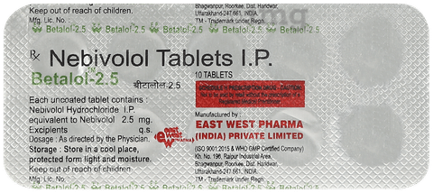 Betalol 2.5mg Tablet
