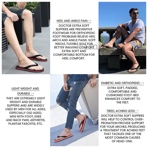 Soft slippers for leg hot sale pain