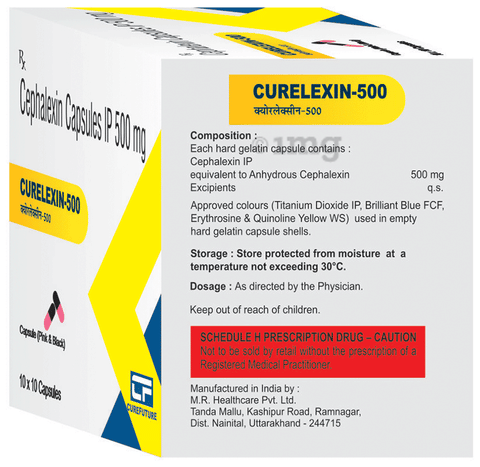 Curelexin 500 Capsule image