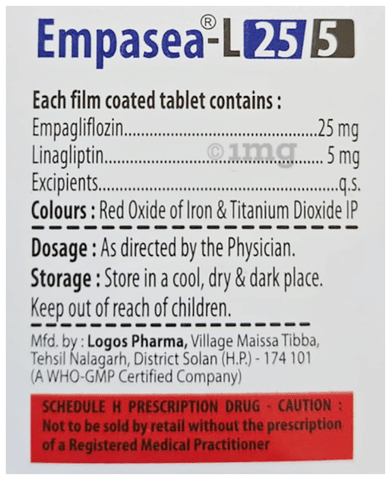 Empasea-L 25/5 Tablet image