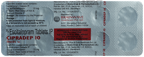 Cipradep 10 Tablet image
