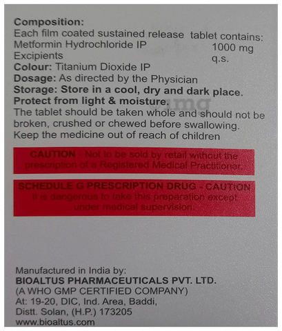 Confirmin 1000 Tablet SR image