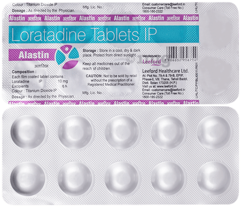 Alastin 10mg Tablet image