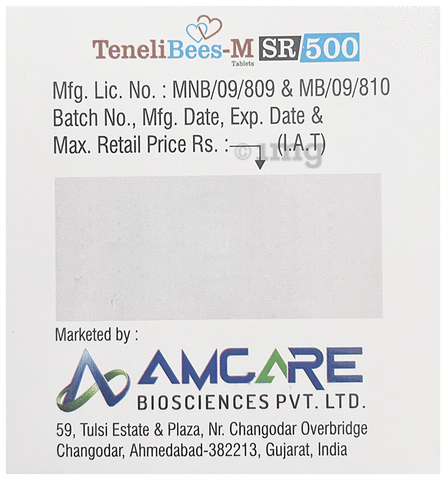 Tenelibees-M SR 500 Tablet image Tenelibees-M SR 500 Tablet image