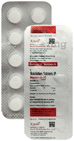 Baclonol 10mg Tablet 1