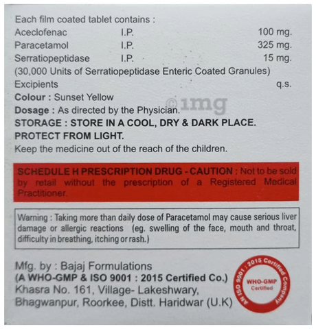 Benfinac-SP Tablet image