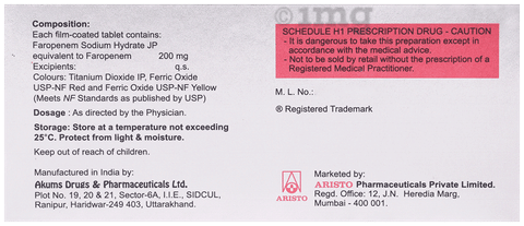 Mero-O 200 Tablet image